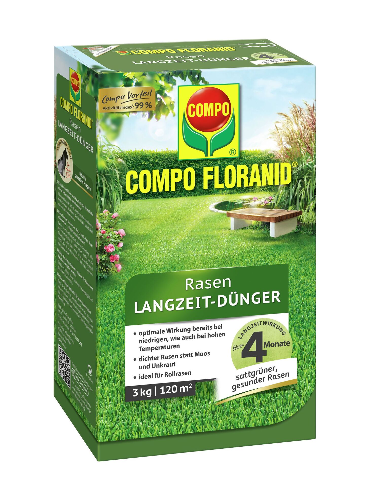 Compo GmbH FLORANID Rasen Langzeit-Dünger