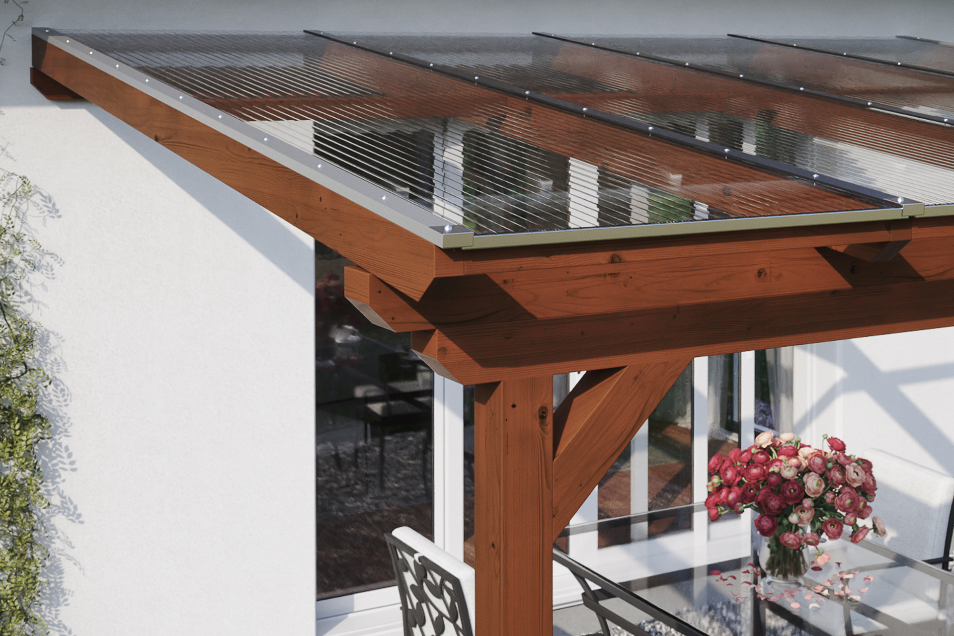 Terrassenüberdachung Ancona bei leitermann.de günstig kaufen Terrassenüberdachung Ancona