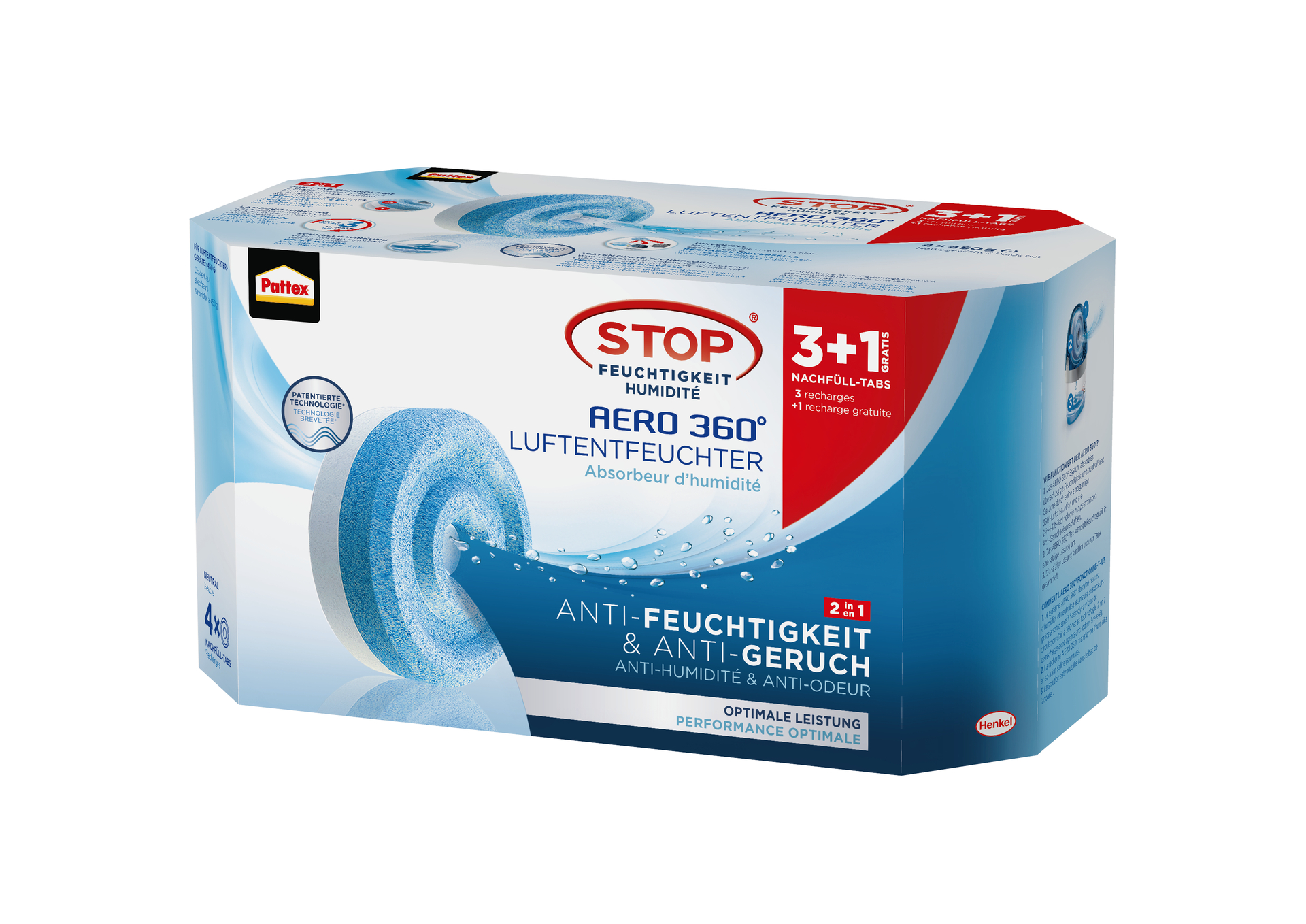 AERO 360° Neutral Tabs Nachfüllpack, 3+1 x 450 g bei leitermann.de günstig kaufen AERO 360° Neutral Tabs Nachfüllpack, 3+1 x 450 g