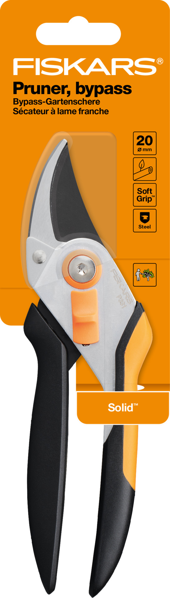 Solid Metall Bypass-Gartenschere P331 bei leitermann.de günstig kaufen Solid Metall Bypass-Gartenschere P331