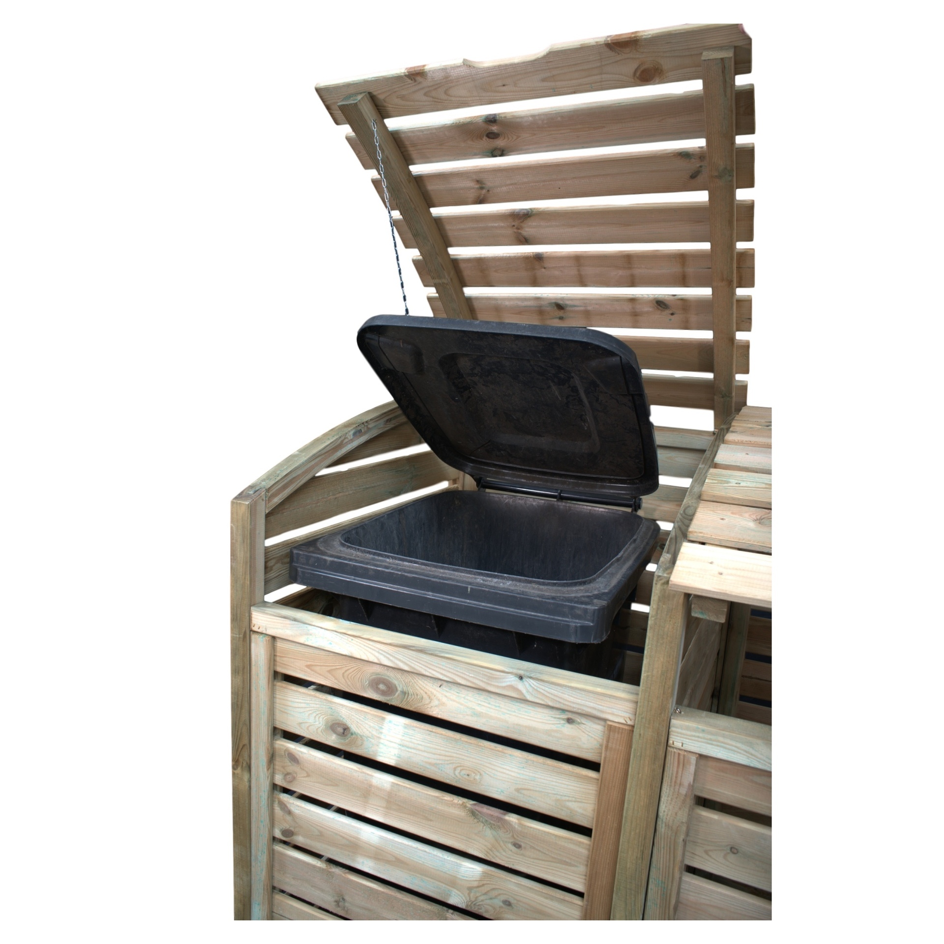 HENRI Mülltonnenabtrennung 2-fach B 150xT 90xH 120 cm bei leitermann.de günstig kaufen HENRI Mülltonnenabtrennung 2-fach B 150xT 90xH 120 cm