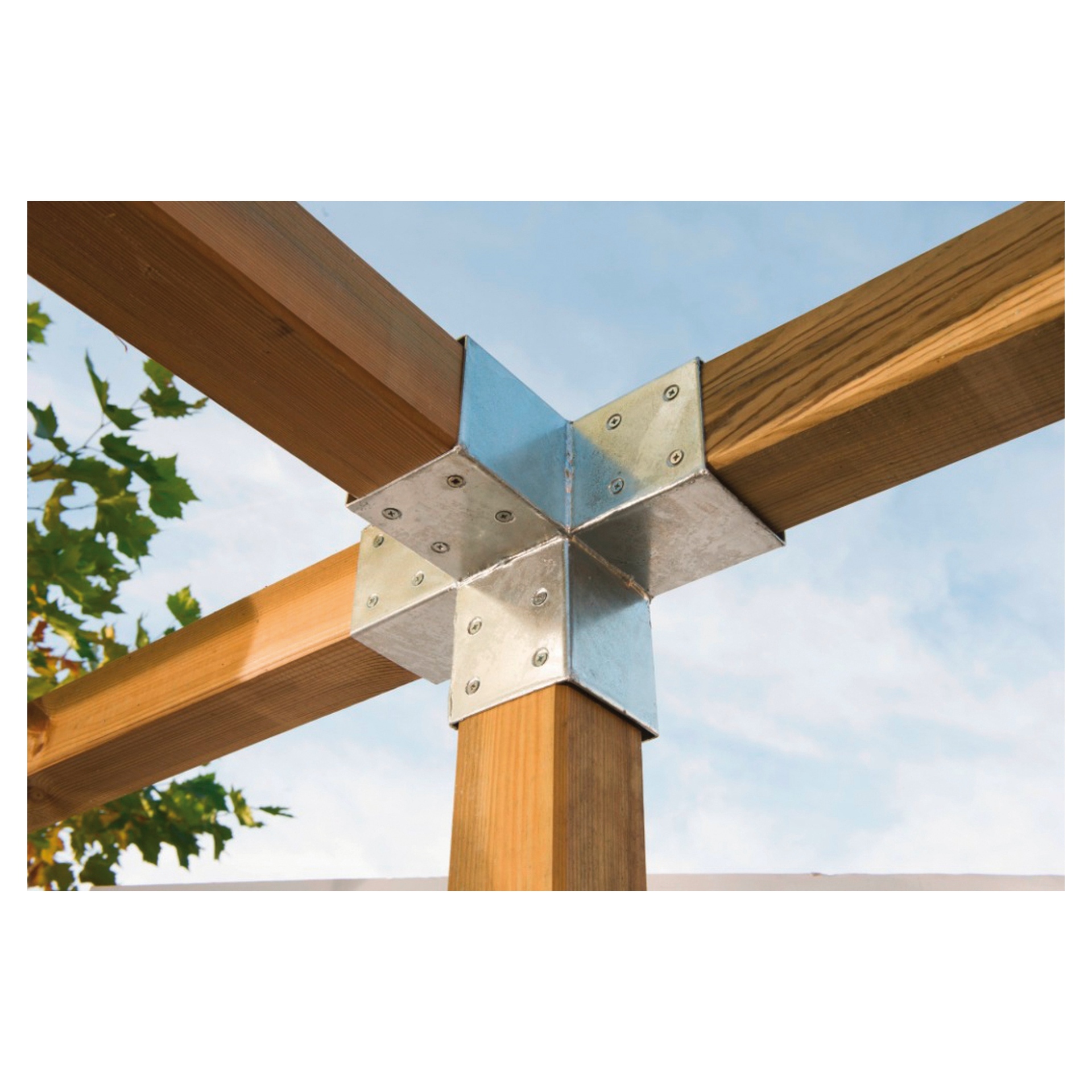 QUATRO-Steckverbinder Ecke zweifach, 20x20x20 cm