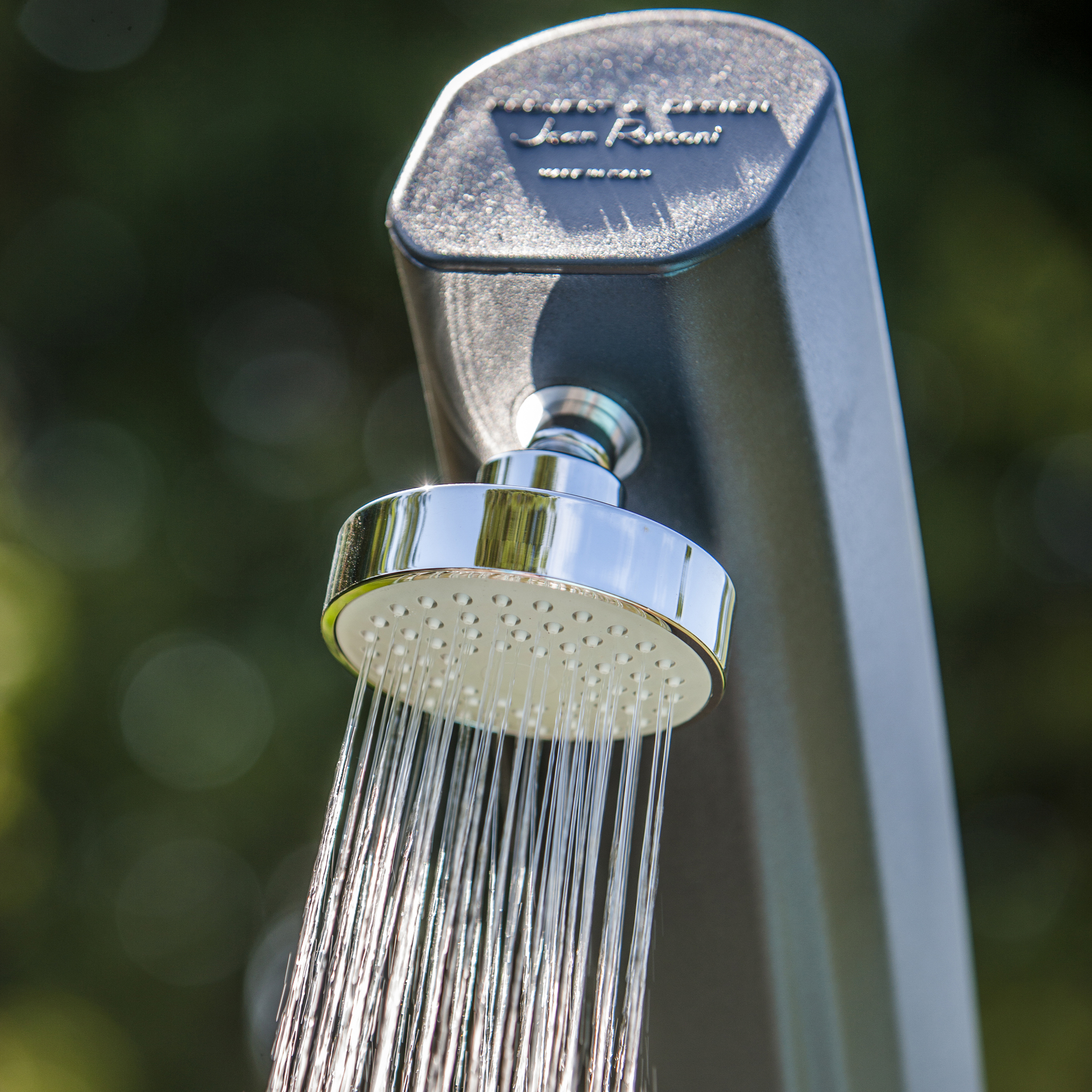 Harz Solardusche mit Fußdusche, 25l, schwarz