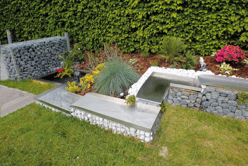 Bachlauf Wolga, Edelstahl