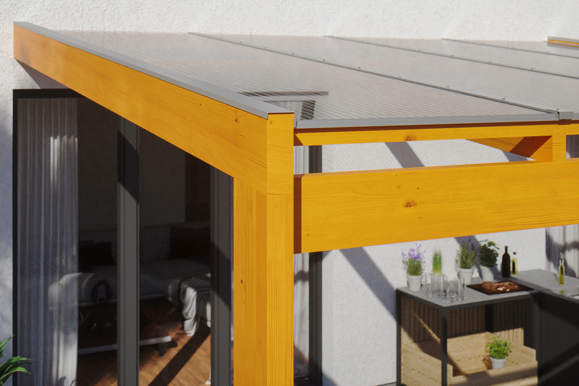 Terrassenüberdachung Novara bei leitermann.de günstig kaufen Terrassenüberdachung Novara