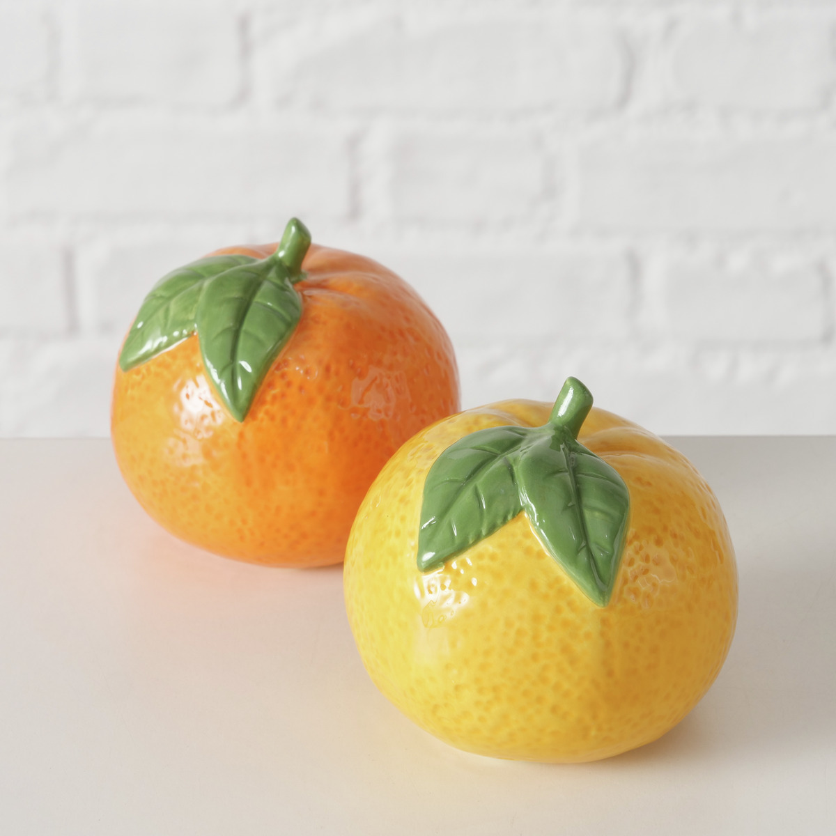 Dekoaufsteller Orange, 2-fach sortiert