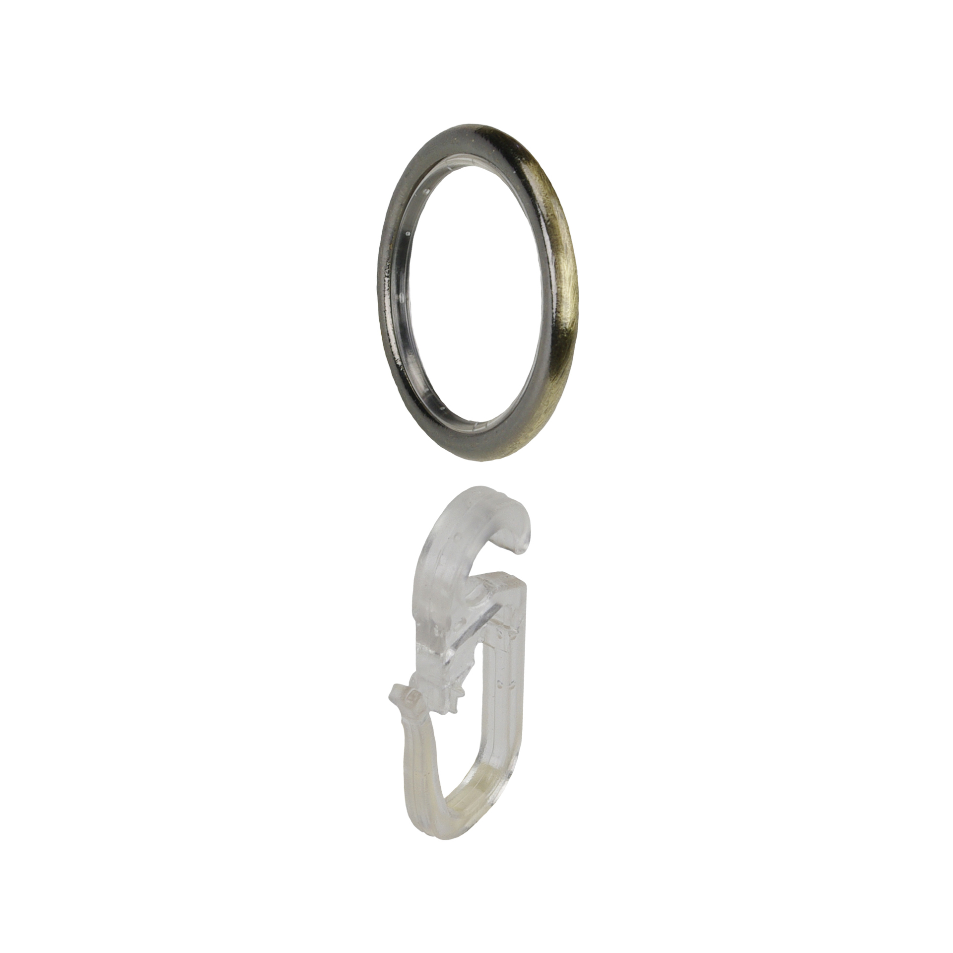 Ring Esperanca Ø16mm mit Gleiteinlage und Faltenlegehaken, 10 Stück