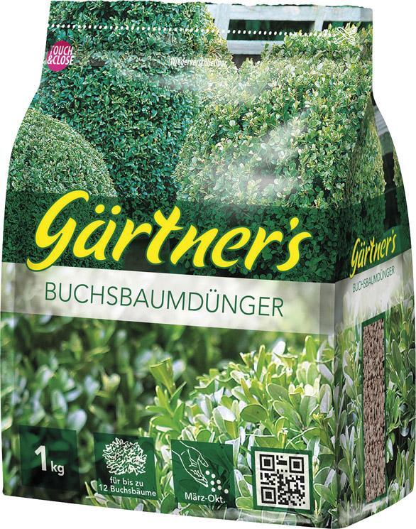 Buchsbaumdünger GÄR 1 kg Gärtners