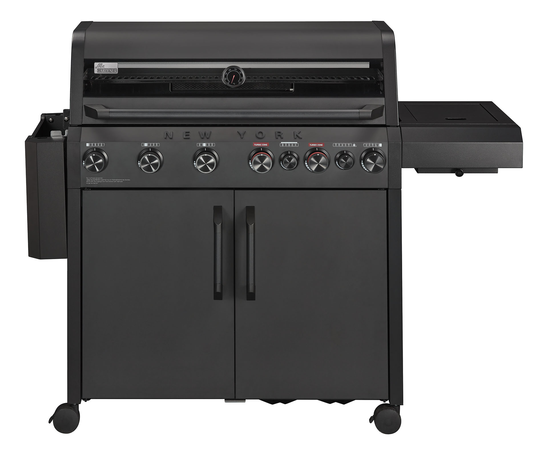 Gasgrill New York 6 Pro, 6 Brenner, matt graphit bei leitermann.de günstig kaufen Gasgrill New York 6 Pro, 6 Brenner, matt graphit