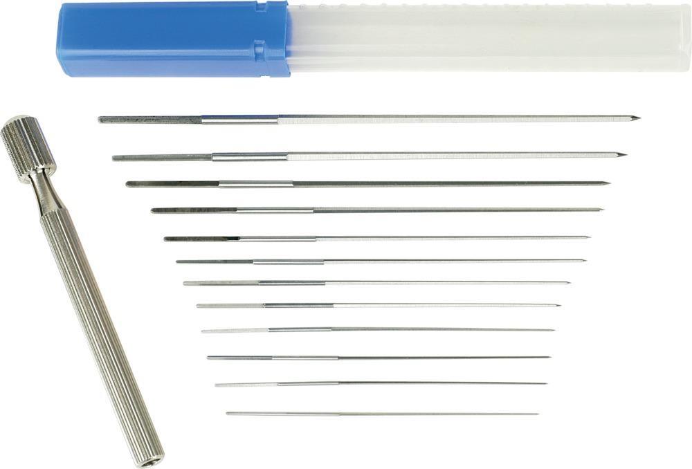 Düsen-Reibahlen-Set 12teilig0,6-1,9mm TURNUS