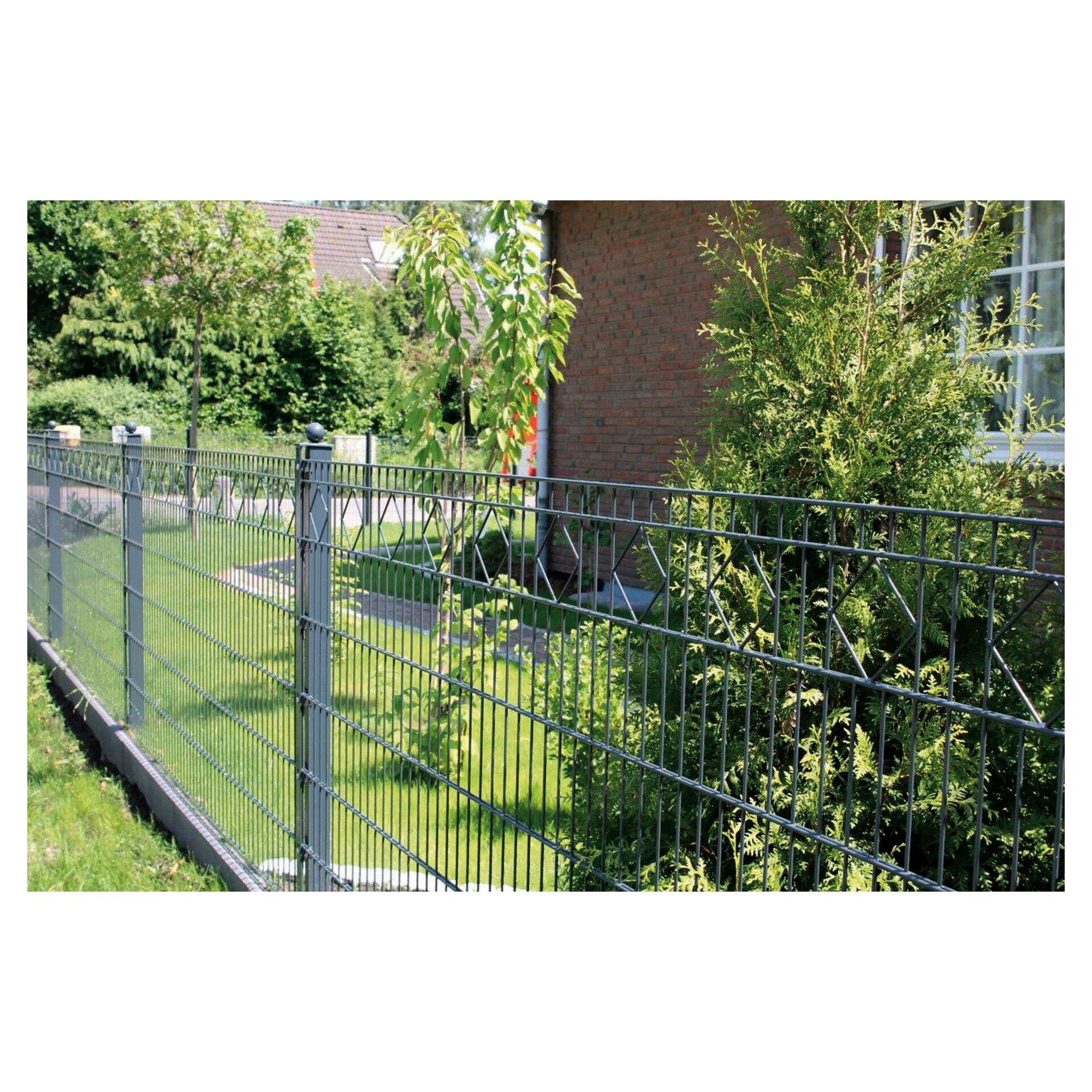 RONDO Doppeltor RAL 7016 anthrazit inkl. Pfosten bei leitermann.de günstig kaufen RONDO Doppeltor RAL 7016 anthrazit inkl. Pfosten