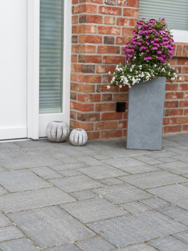 Pflasterstein Antik, gekantet