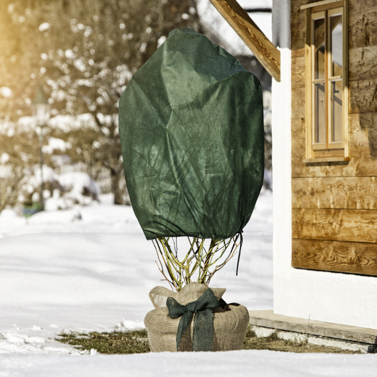 Winter-Rosenvlies-Haube