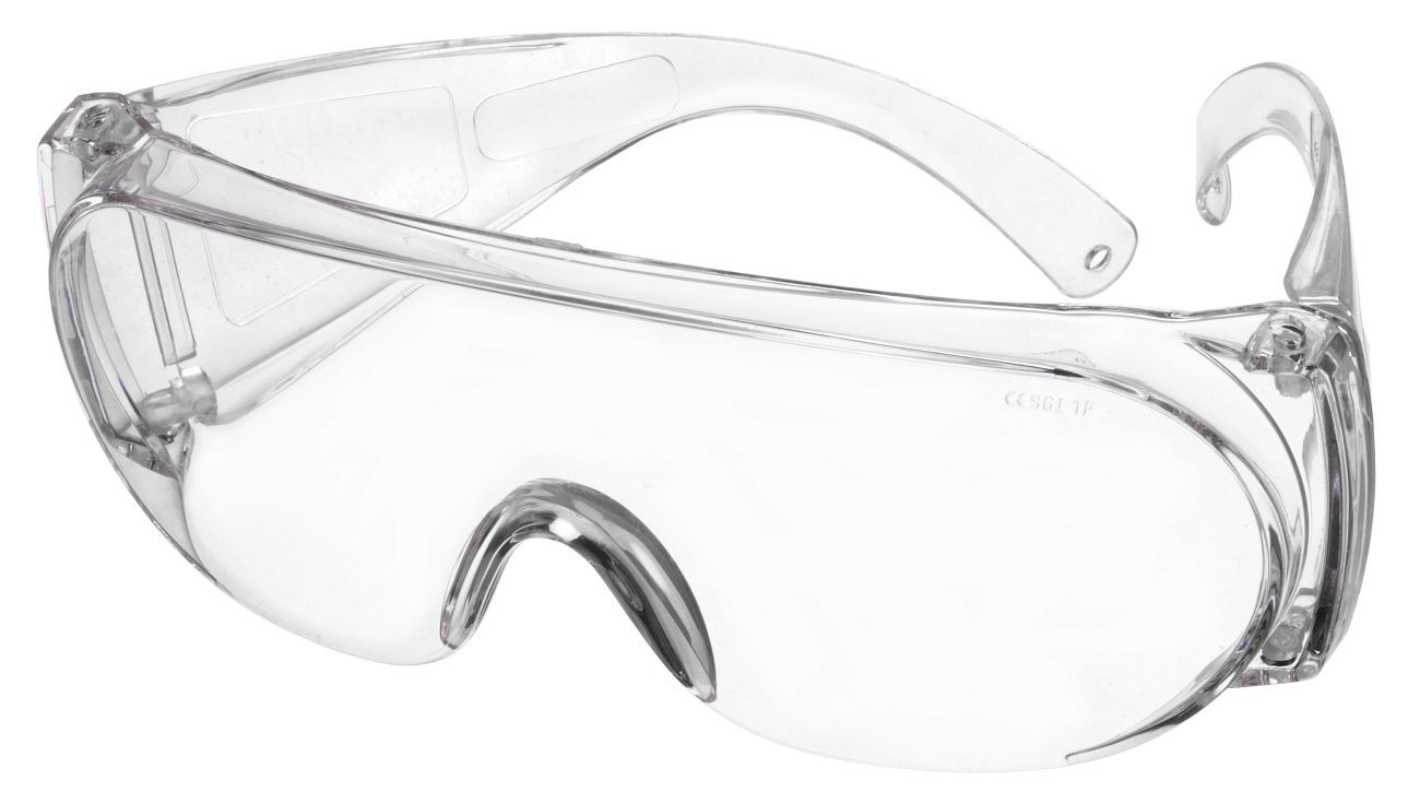 Schutz- und Überbrille farblos