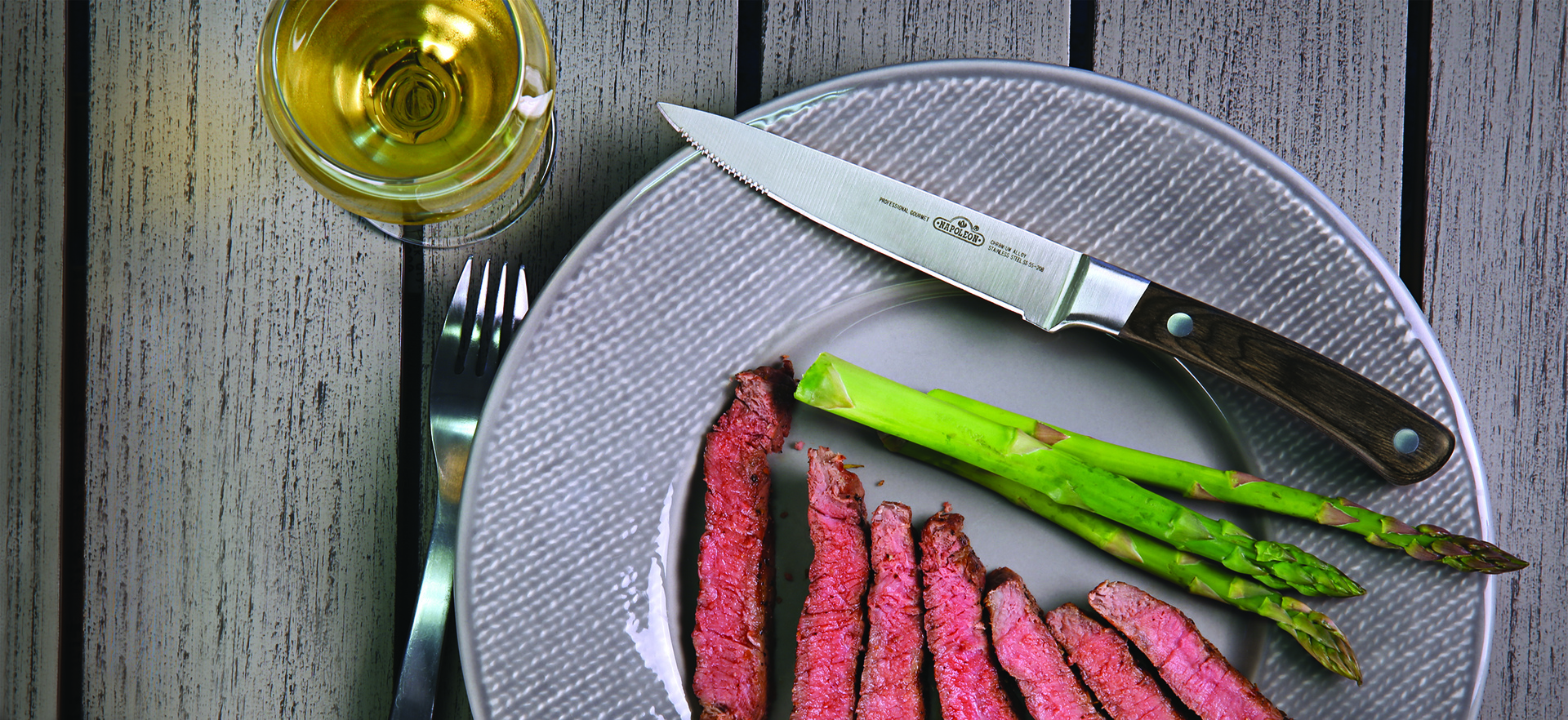 Wellenschliff Steak Messer bei leitermann.de günstig kaufen Wellenschliff Steak Messer