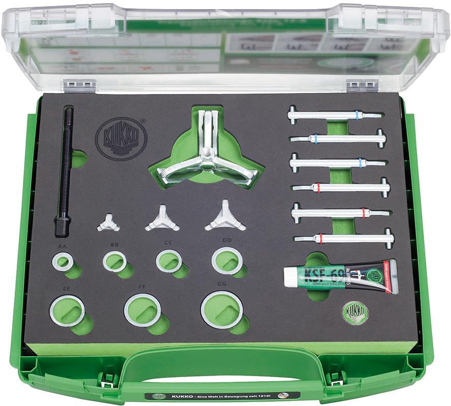 Kugellagerabzieher-Satz PULLPO K-70-A KUKKO