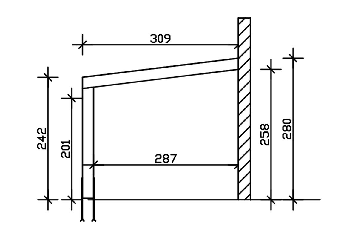 Terrassenüberdachung Novara
