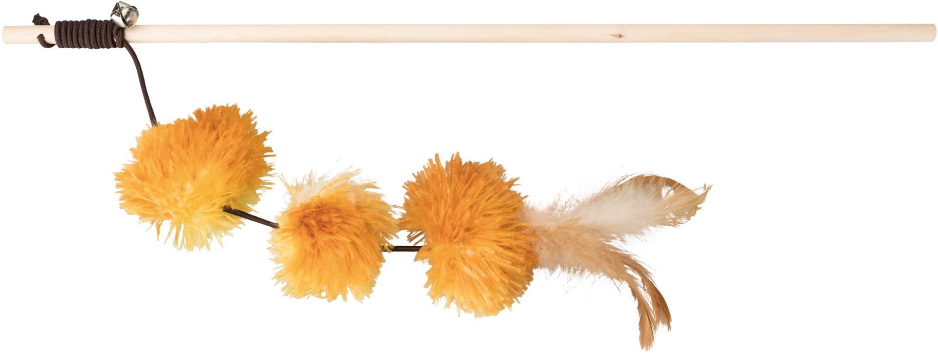 Spielangel mit Pompom-Bällen