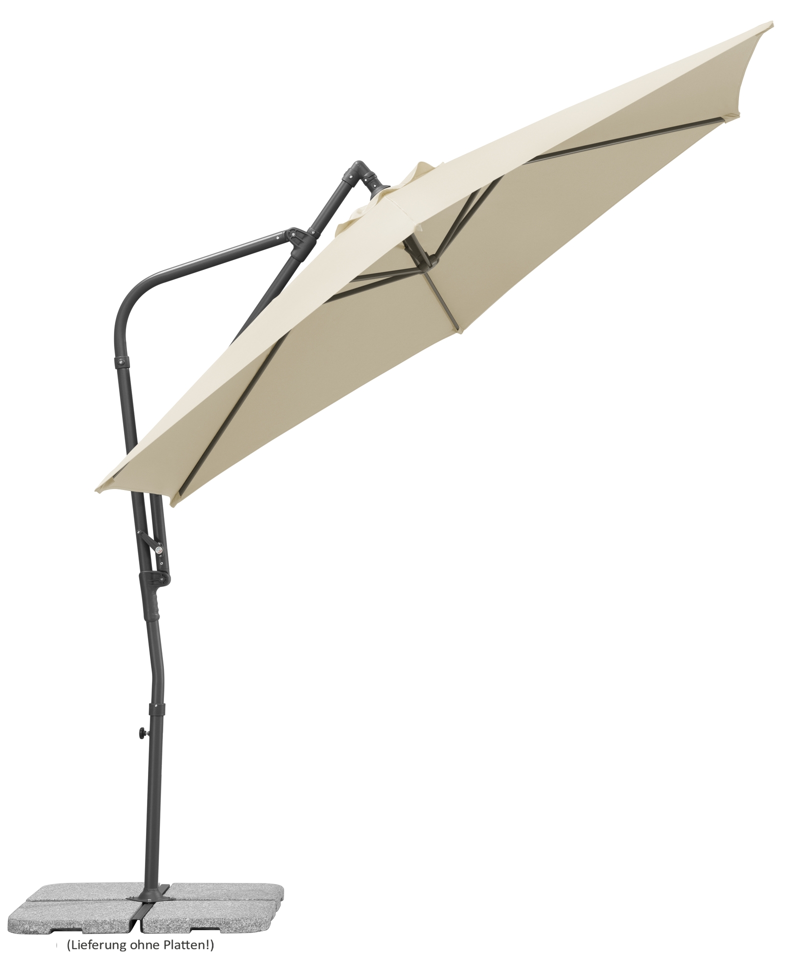 Ampelschirm Genua Ø 300/6cm, sechseckig bei leitermann.de günstig kaufen Ampelschirm Genua Ø 300/6cm, sechseckig