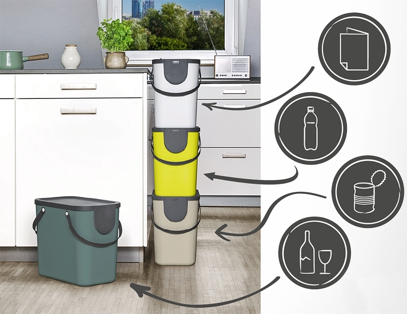 Recycling Müllsystem ALBULA bei leitermann.de günstig kaufen Recycling Müllsystem ALBULA