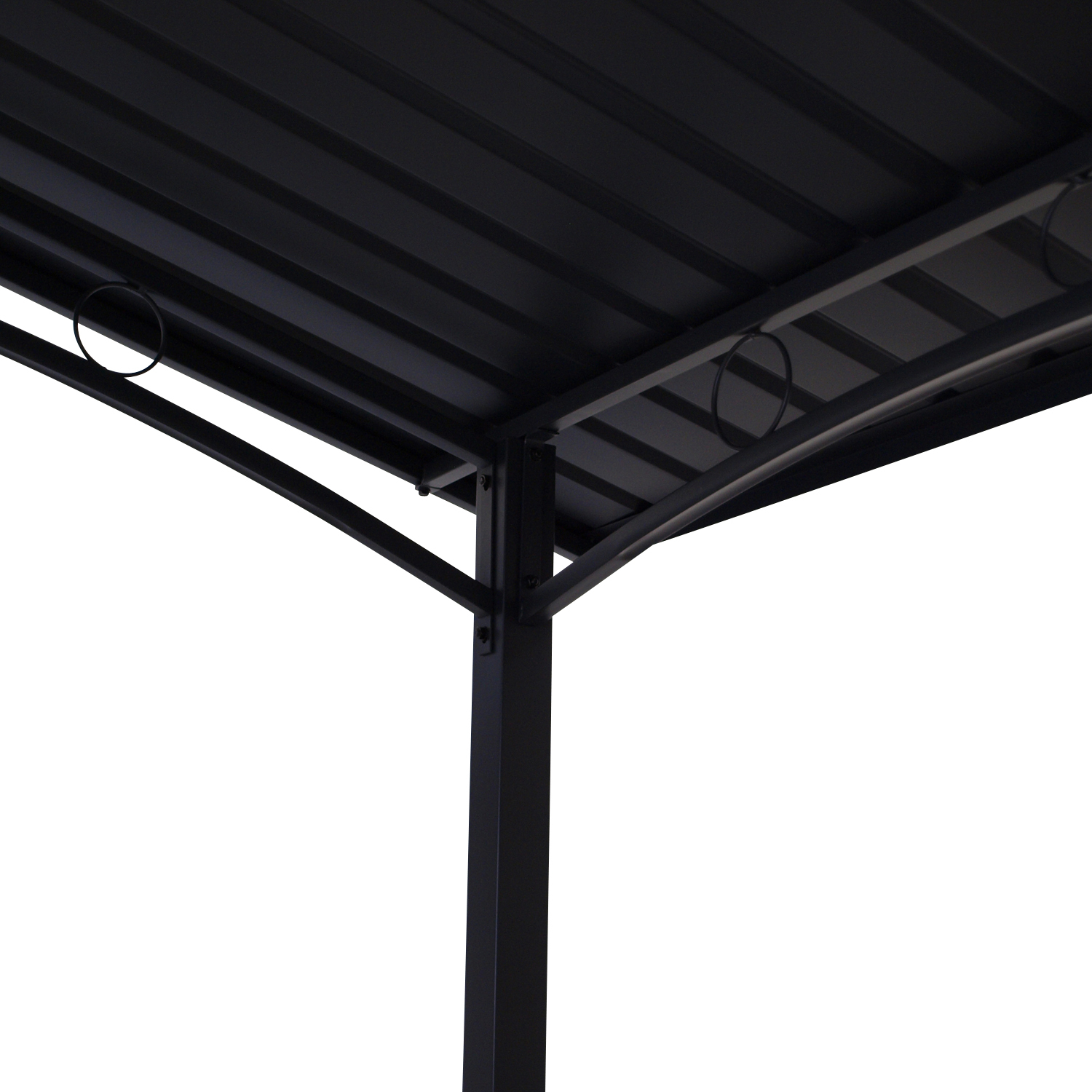 Pavillon NEVADA 160x245cm, Stahl, dunkelgrau