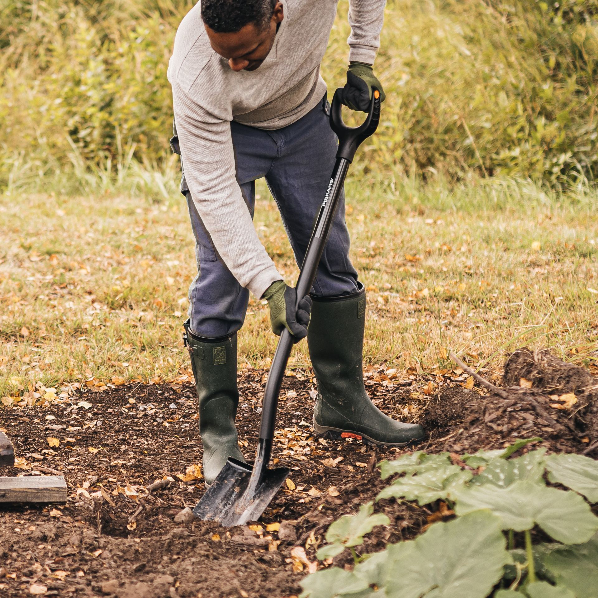 Ergonomic Pro Gärtnerspaten, spitz