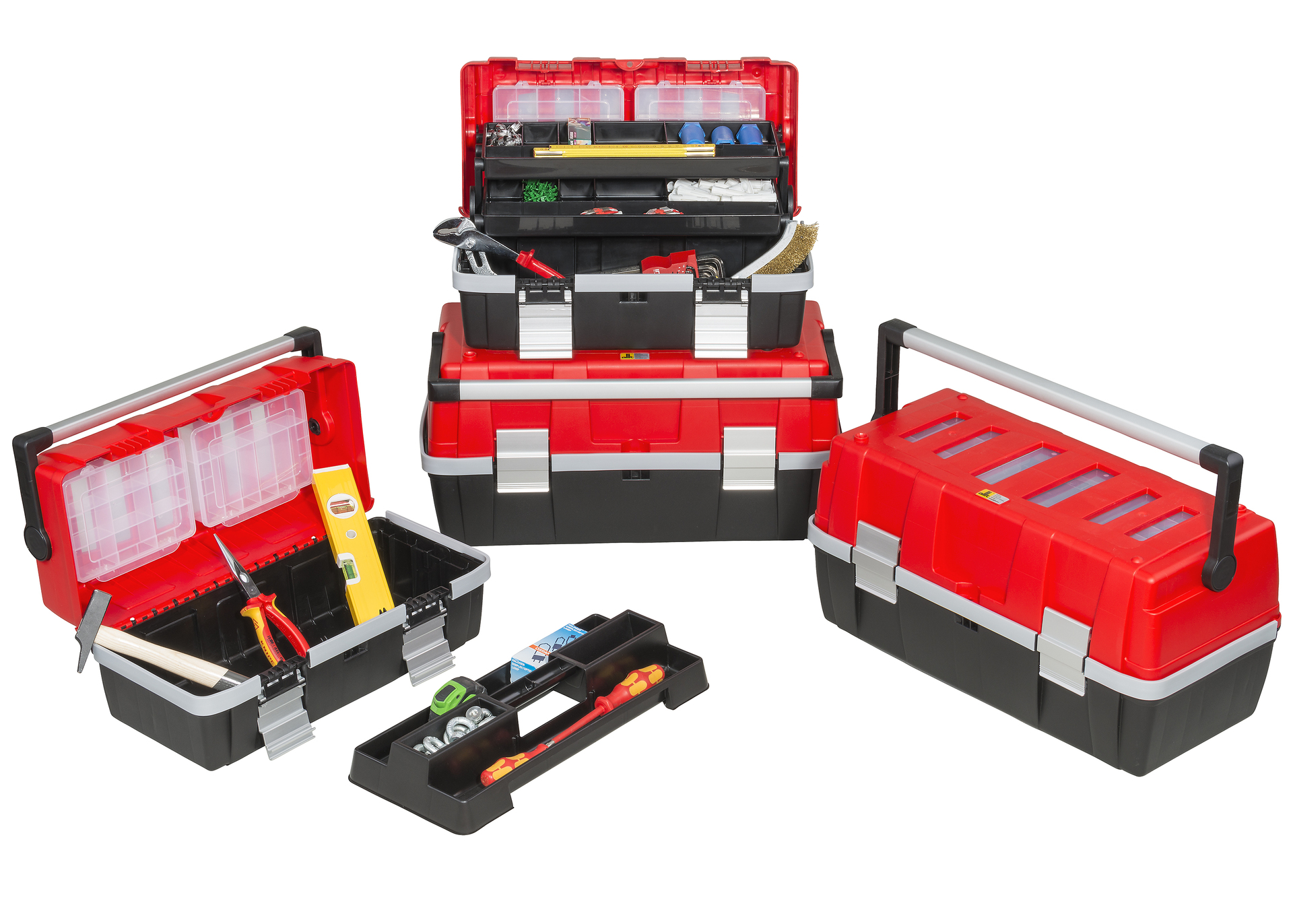 Profi-Werkzeugkoffer McPlus Alu bei leitermann.de günstig kaufen Profi-Werkzeugkoffer McPlus Alu