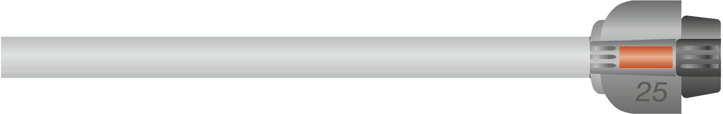 Sprinklersystem Endstück, 25 mm, Quick & Easy