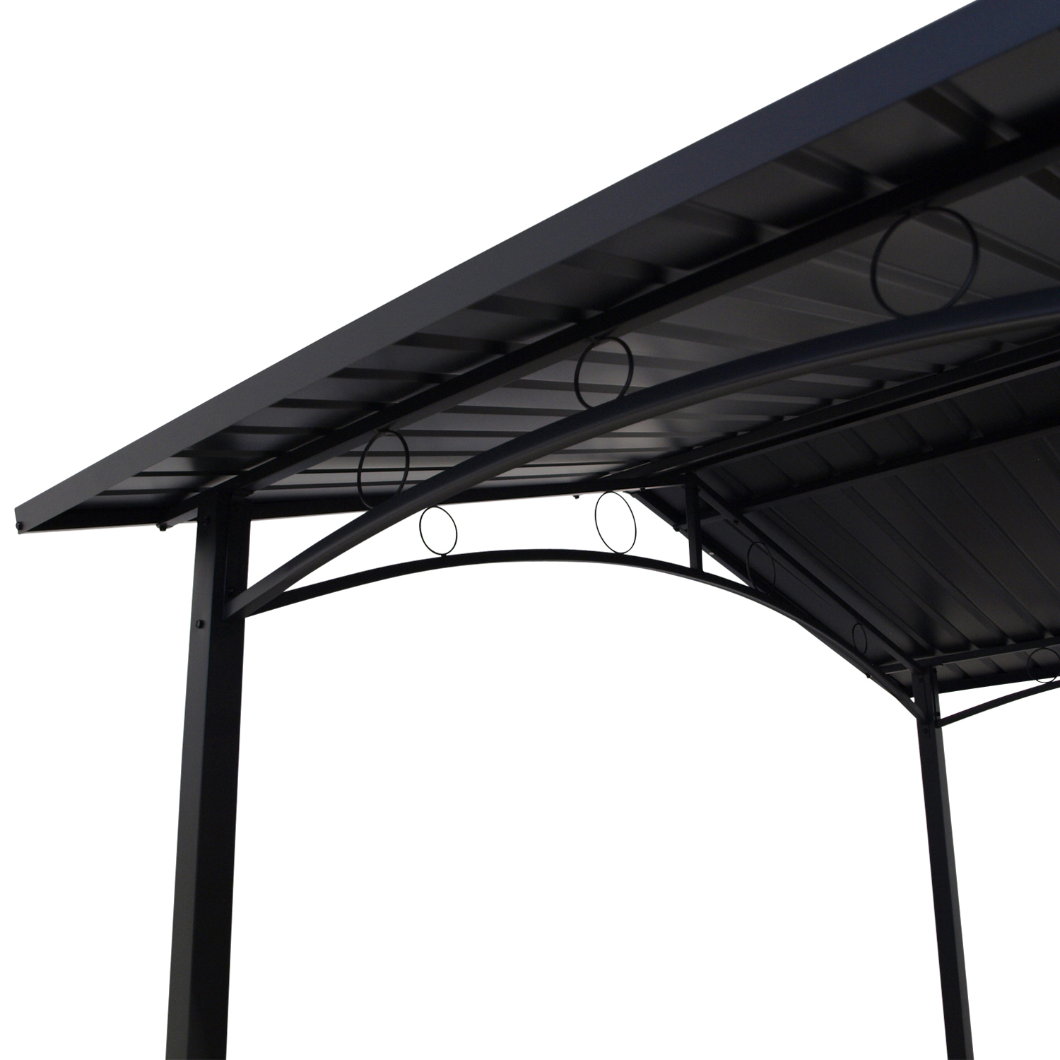 Pavillon NEVADA 160x245cm, Stahl, dunkelgrau