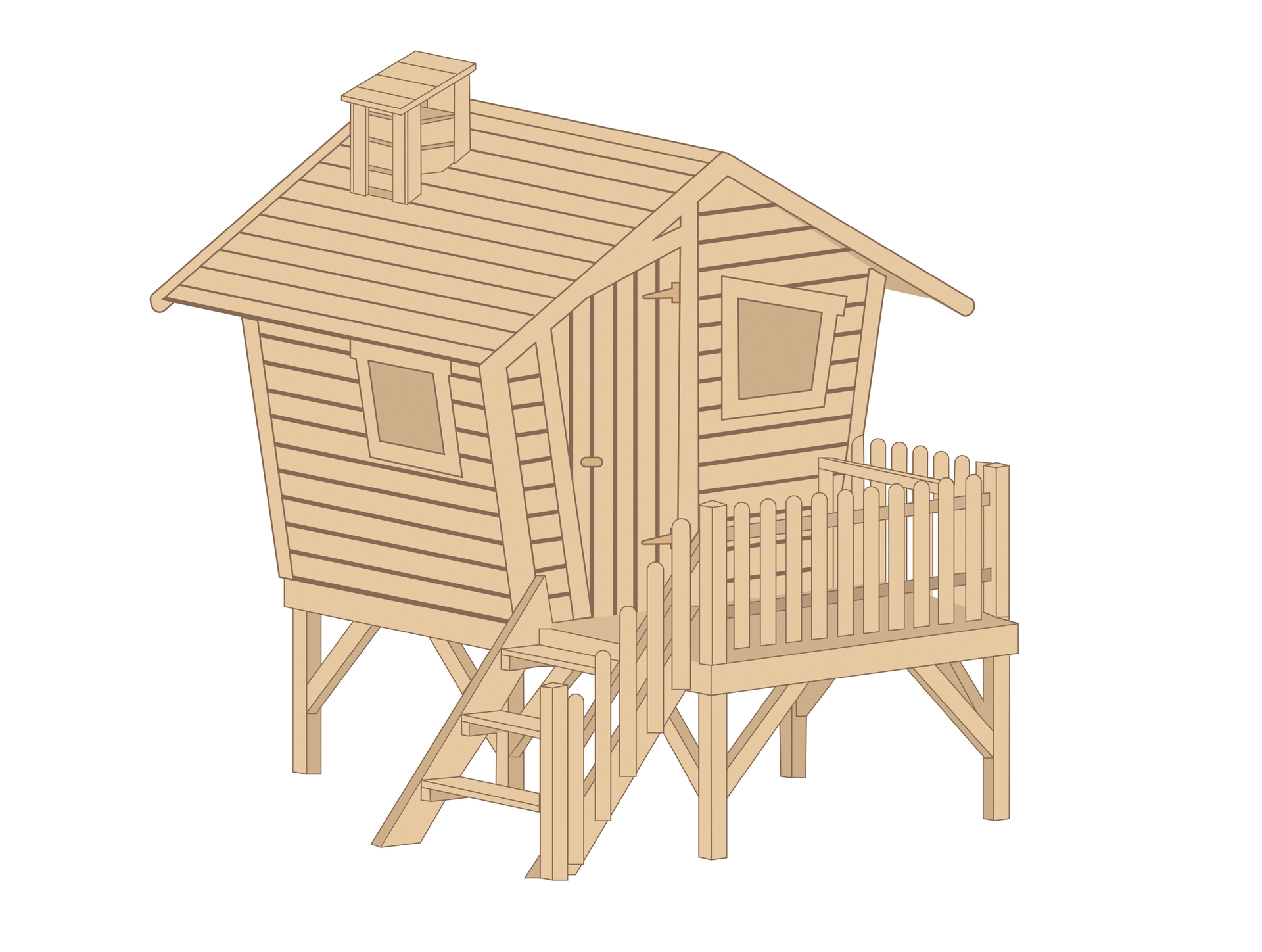 Tabaluga Abenteuerhaus LOTTI mit Tr