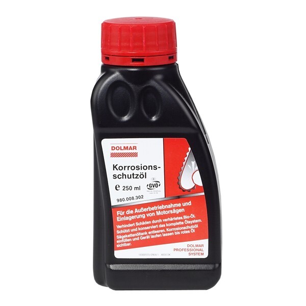 Dolmar Korrosionsschutzöl 250 ml für alle Sägen