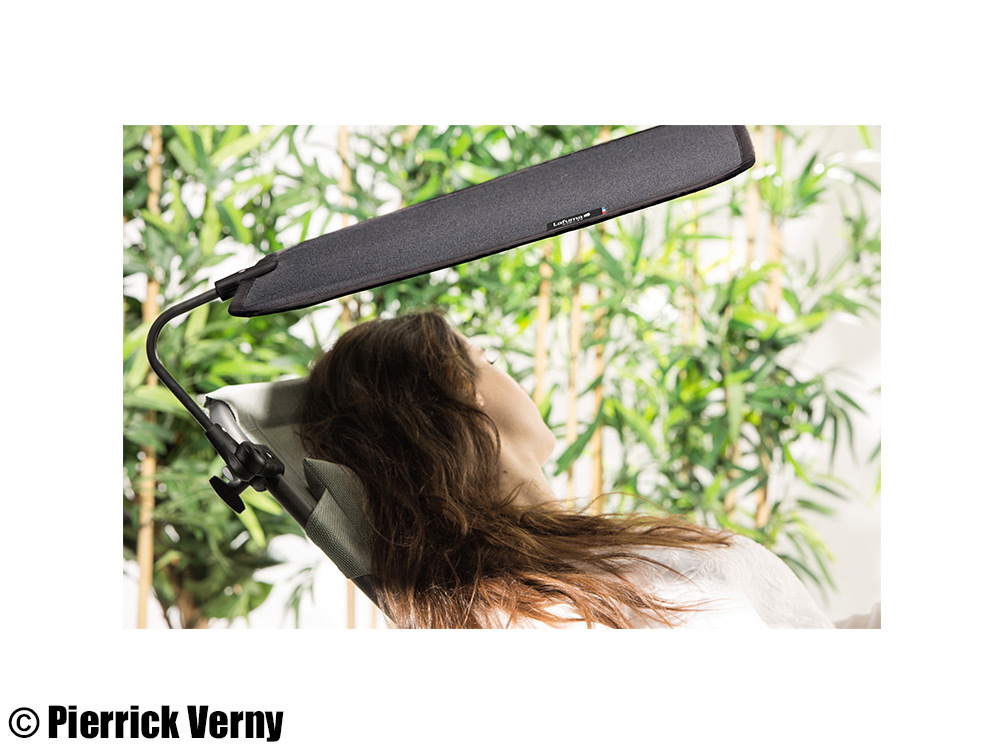 Ombrelle Sonnendach Sonnenschutz für Lafuma Liegen, schwarz