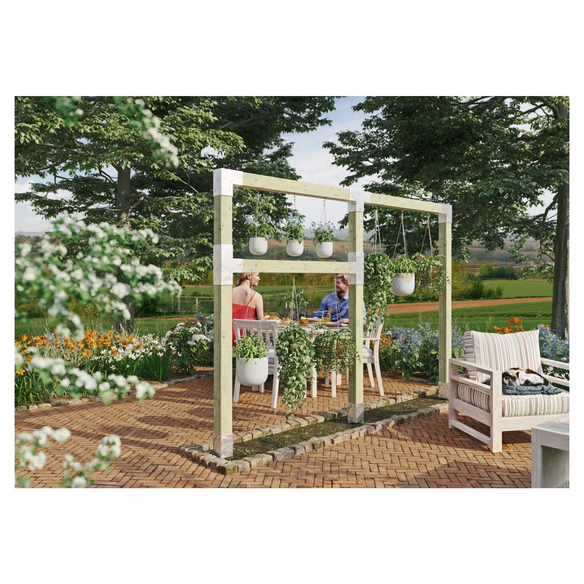 QUATRO-Steckverbinder Ecke zweifach, 20x20x20 cm