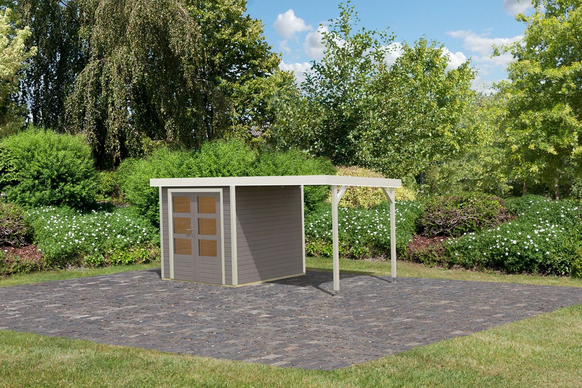 Gartenhaus Osterby D SET