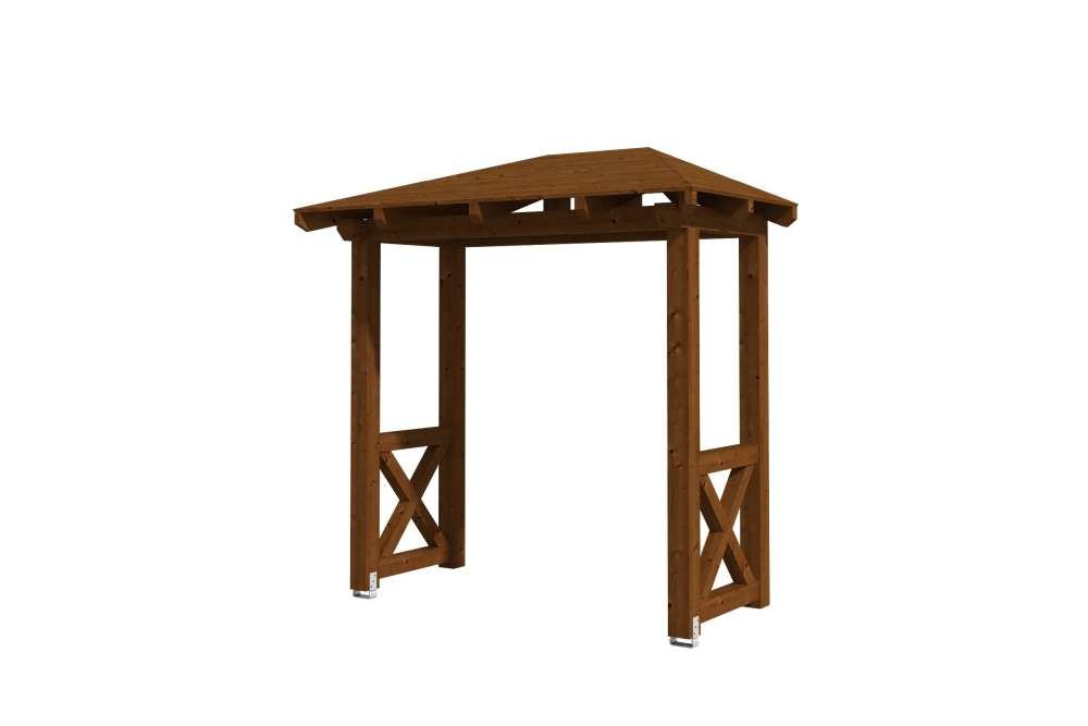 Vordach Wismar 4 Walmdach