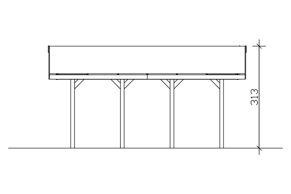 Carport Wallgau bei leitermann.de günstig kaufen Carport Wallgau