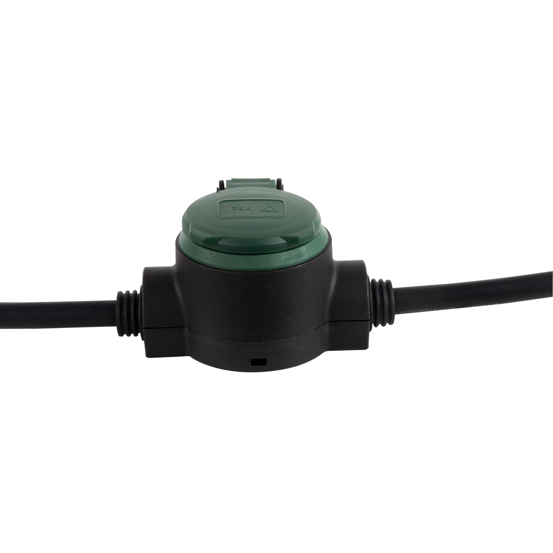 Verlängerung Supraflex IP44 3-fach, 10m, schwarz