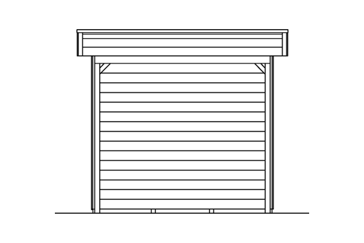 Gartenhaus Venlo 2, 380x250cm