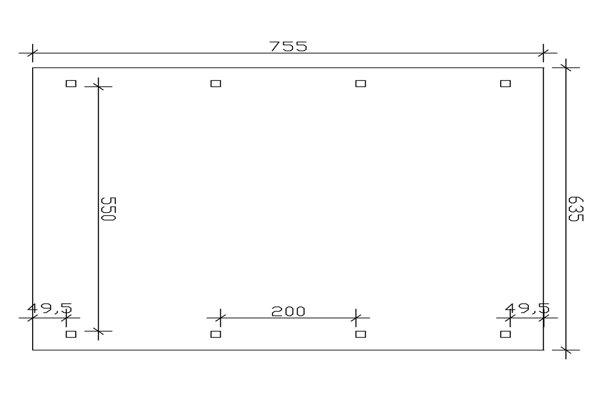 Carport Franken Leimholz bei leitermann.de günstig kaufen Carport Franken Leimholz