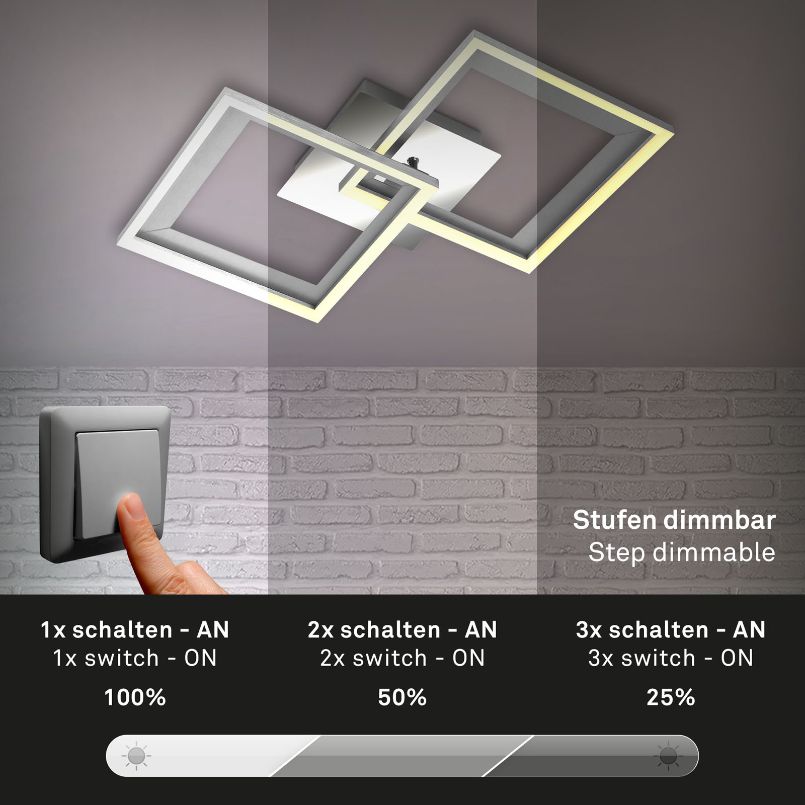 LED Deckenleuchte bei leitermann.de günstig kaufen LED Deckenleuchte