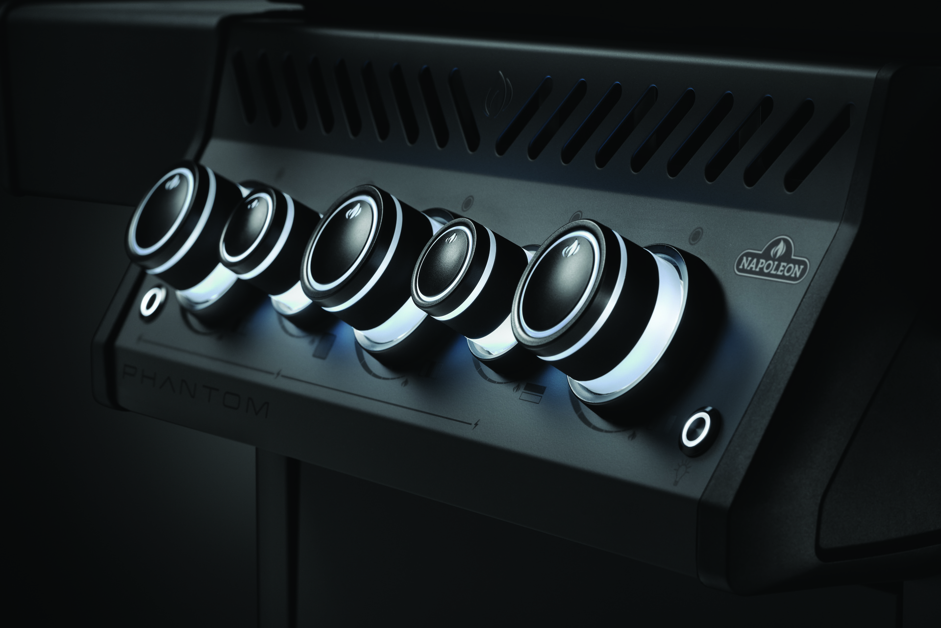 Gasgrill Phantom Rogue SE 425, mit Edelstahl Rosten, Mattschwarz