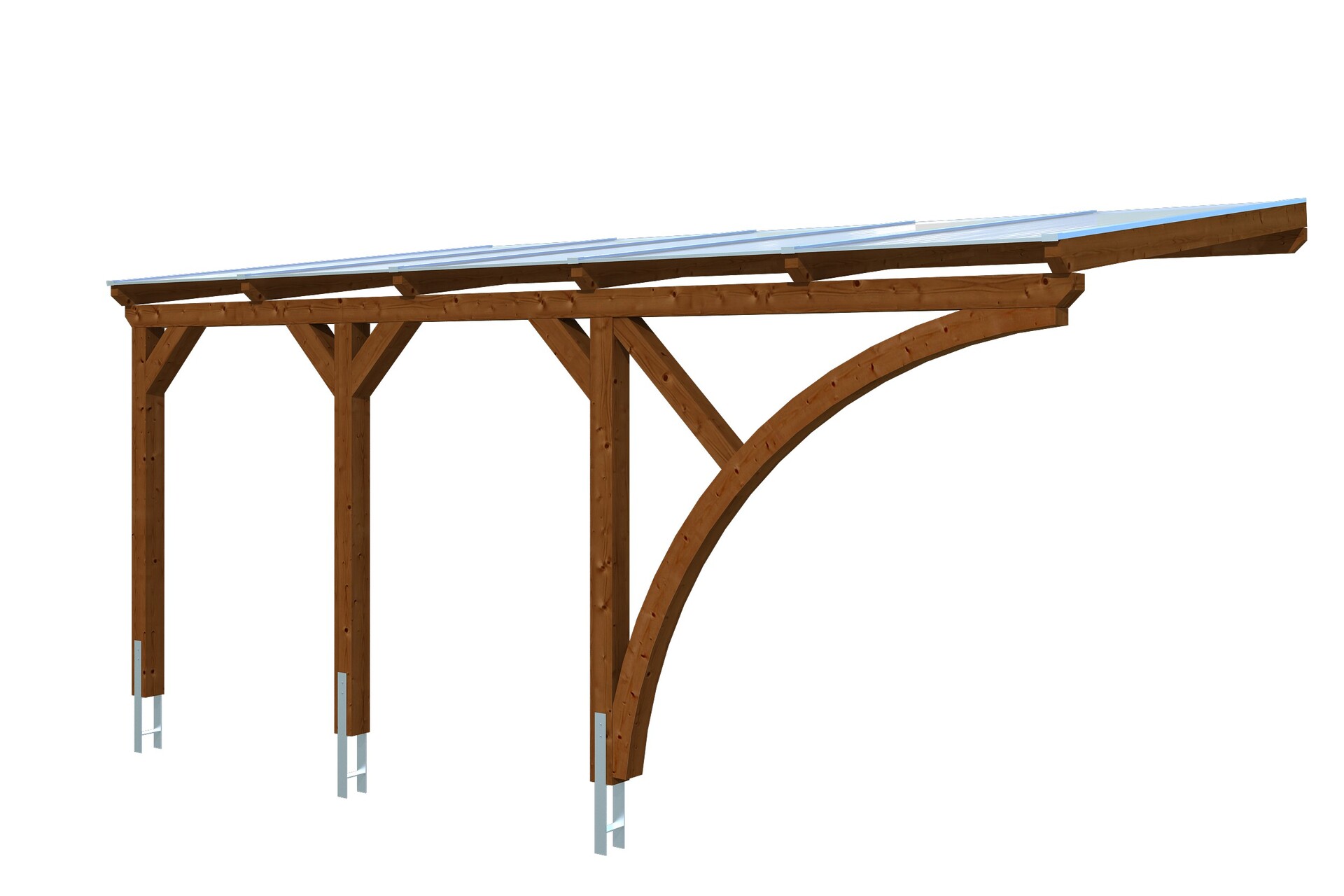 Carport Eifel mit Bogen 300 x 541cm bei leitermann.de günstig kaufen Carport Eifel mit Bogen 300 x 541cm