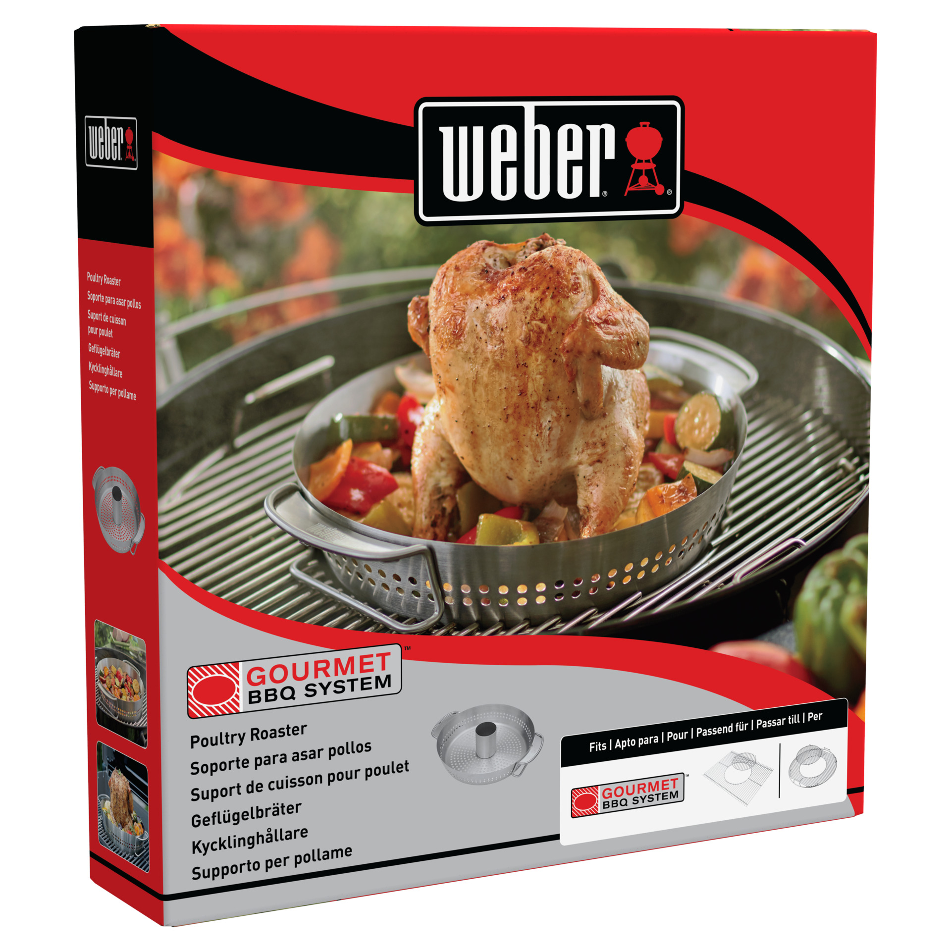 Gourmet BBQ System - Geflügel Bräter Einsatz ohne Grillrost
