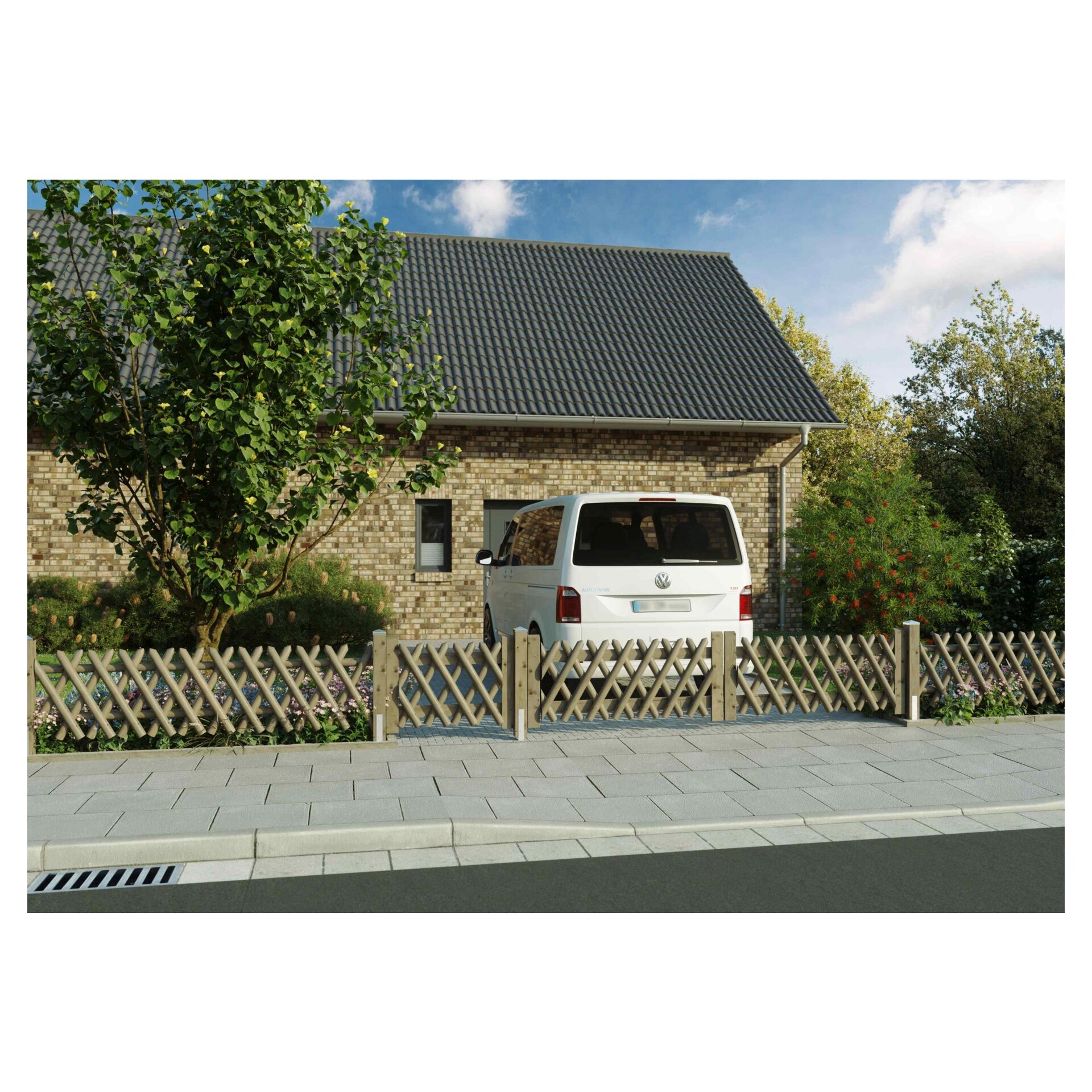 Sichtschutz Zaun-Set JEFFERSON bei leitermann.de günstig kaufen Sichtschutz Zaun-Set JEFFERSON