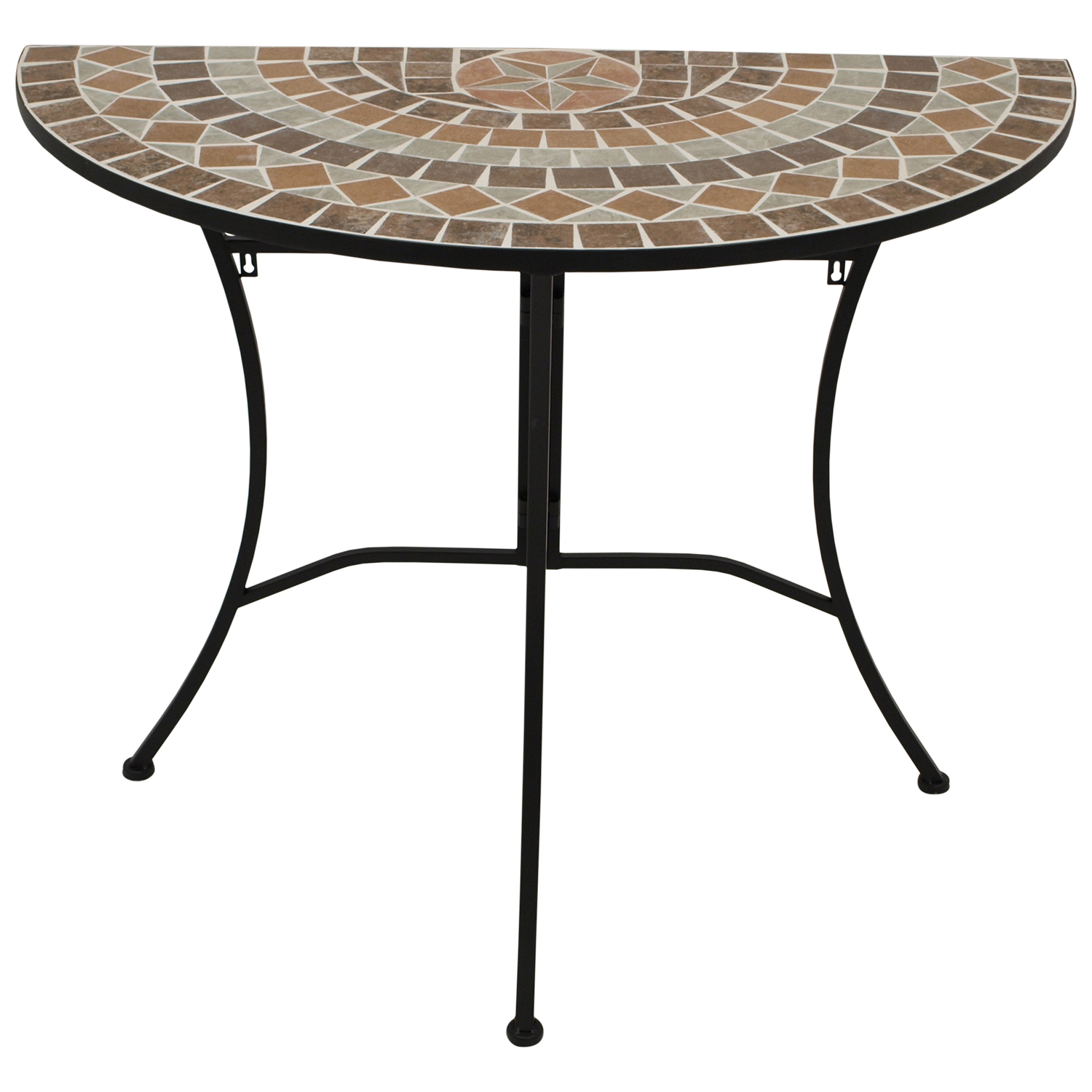 FRG Wandtisch 90x45cm halbrund