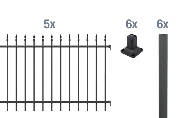 Grundset Zierzaun Chaussee 10m bei leitermann.de günstig kaufen Grundset Zierzaun Chaussee 10m