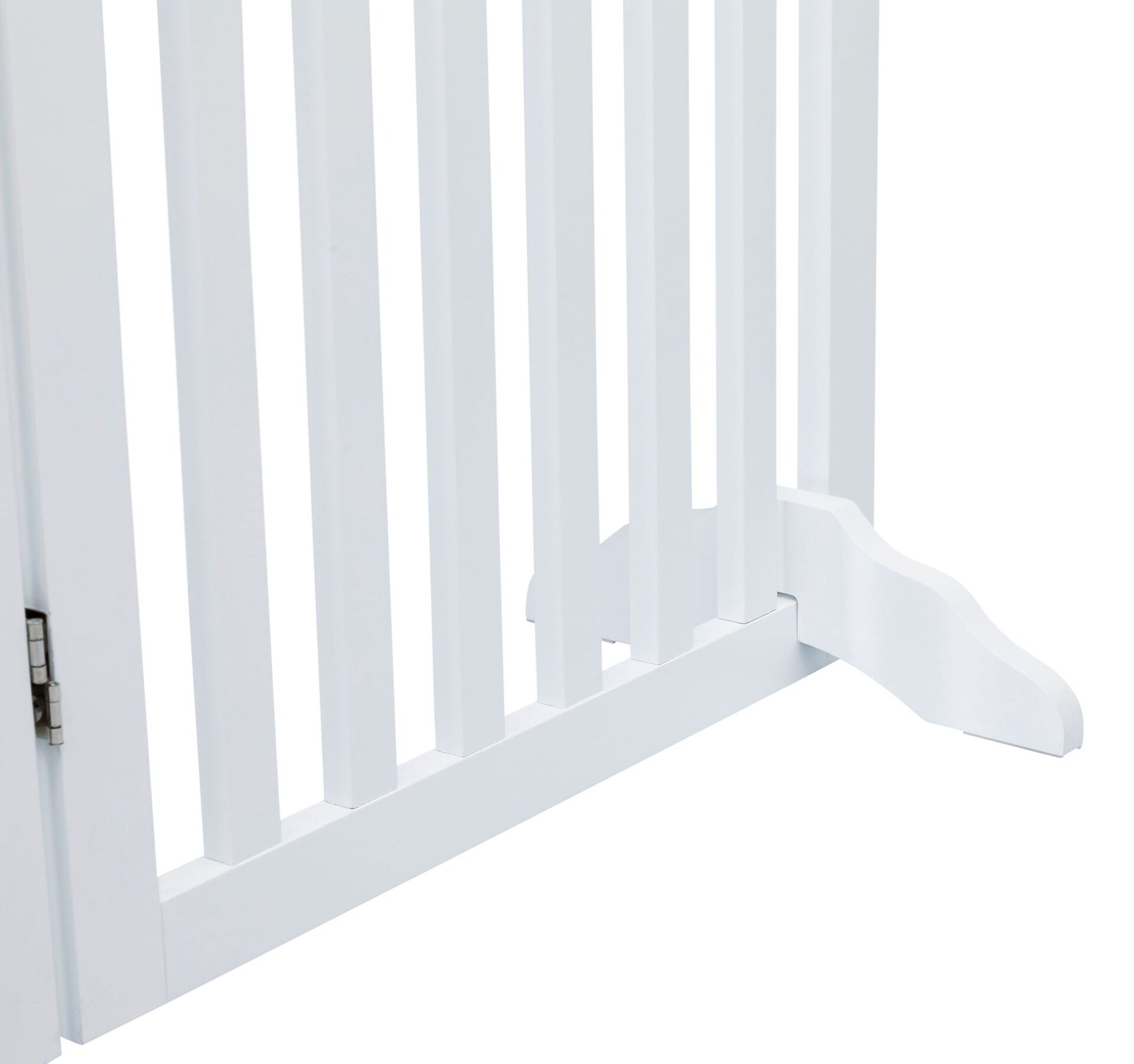 Hunde-Absperrgitter mit Tür, 4-teilig