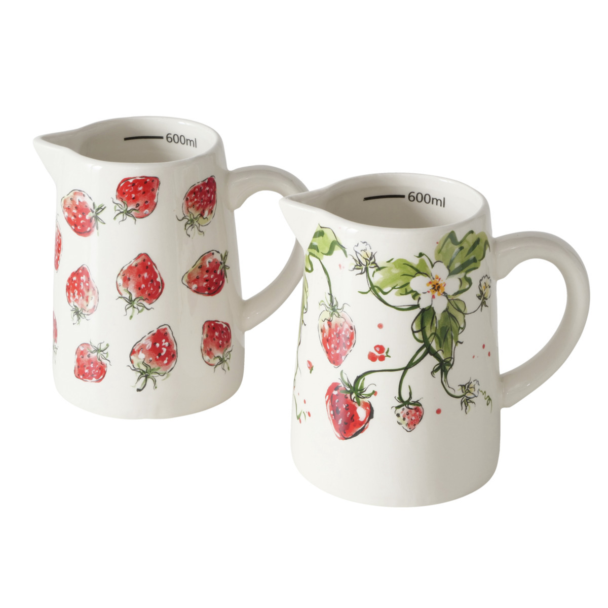 Krug Strawberry, 2-fach sortiert