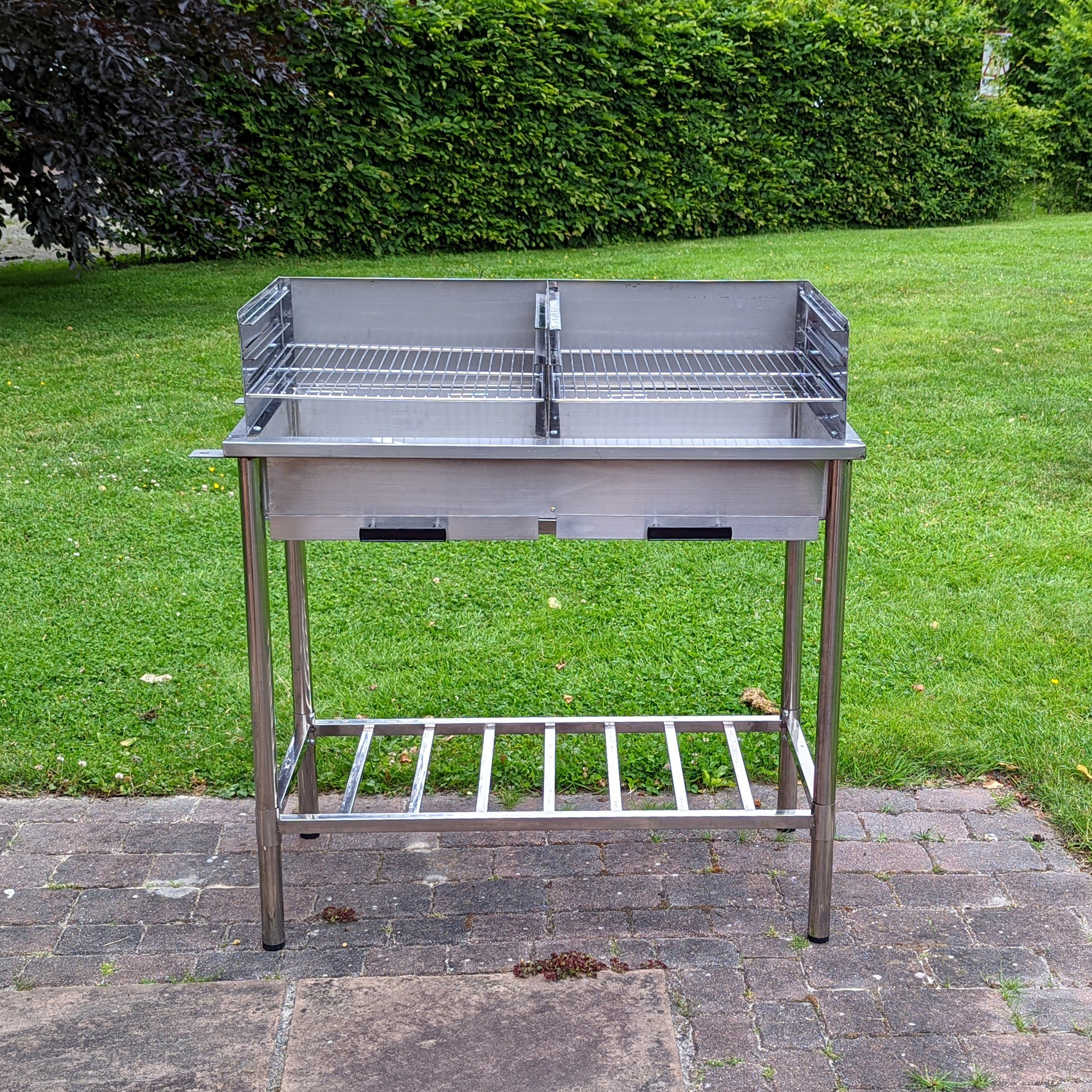 Edelstahl-Grilltisch "Country-Life"