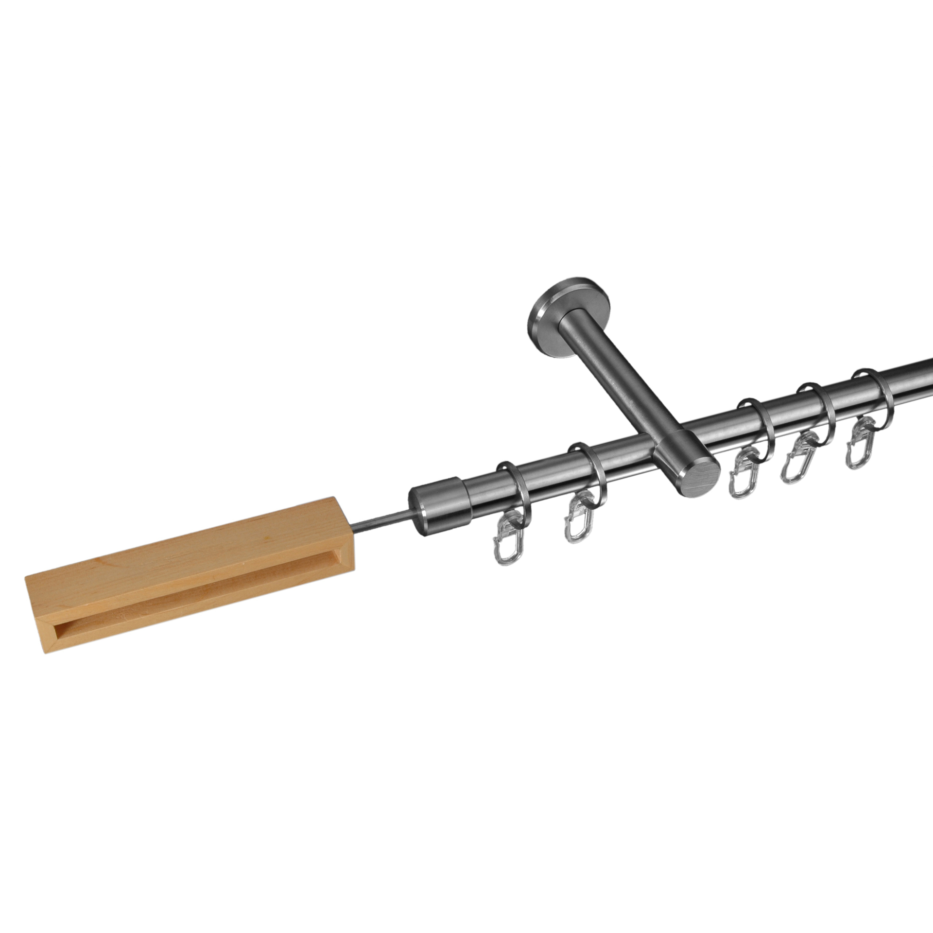 Gardinenstange Herning 16 mm Stilgarnitur aus Edelstahl